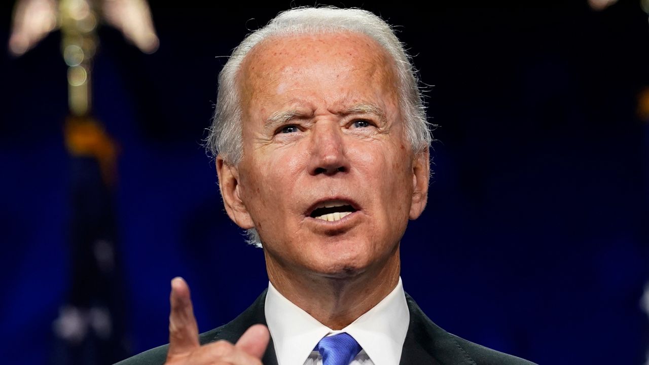 File photo of presidential candidate Joe Biden during 2020 presidential race (via Associated Press)