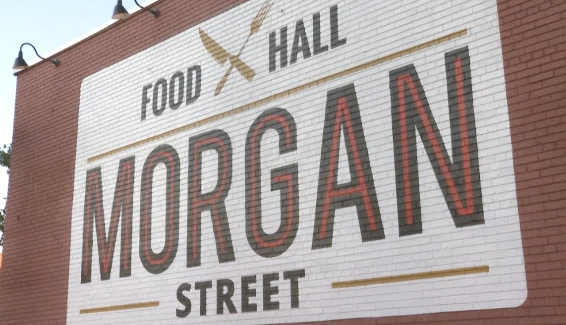 Morgan Street Food Hall sign