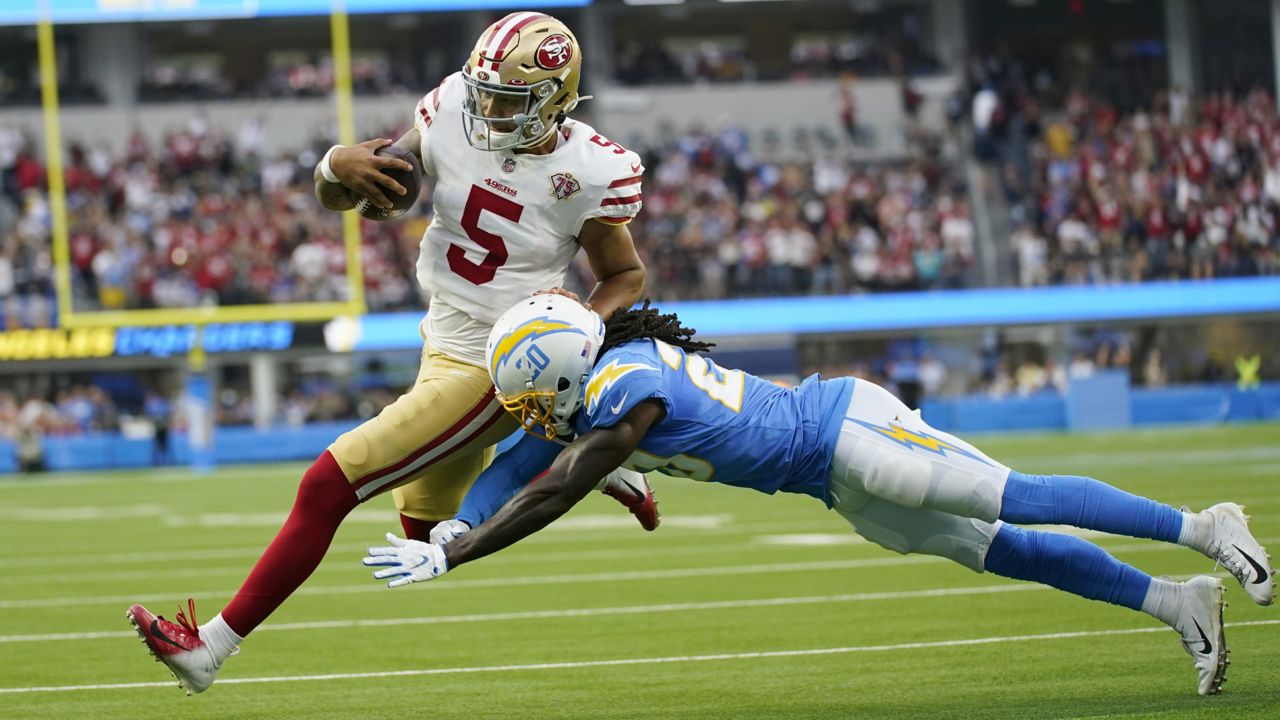 los angeles chargers at san francisco 49ers