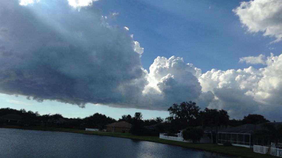 Friday afternoon clouds and a nice breeze in Parrish! (Viewer Sandy Smith via Spectrum Bay News 9 app)
