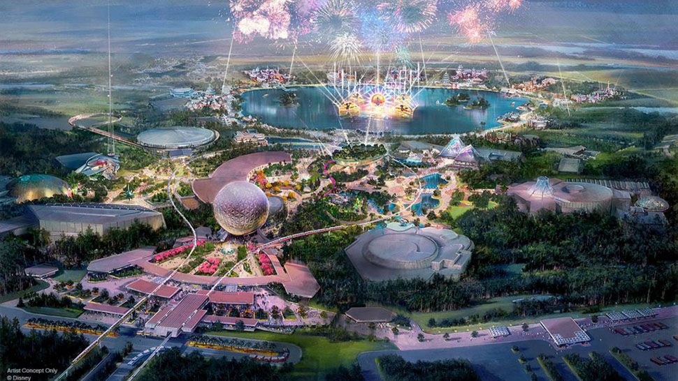 Concept art of Epcot's multi-year transformation released August 22, 2019. (Courtesy of Disney Parks)