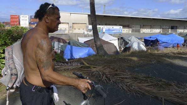 Hawaii's ongoing homelessness problem has prompted advocates to embrace temporary solutions like Maui's new initiative to let homeless people stay in their cars overnight on county property. (Associated Press/Cathy Busserwitz)