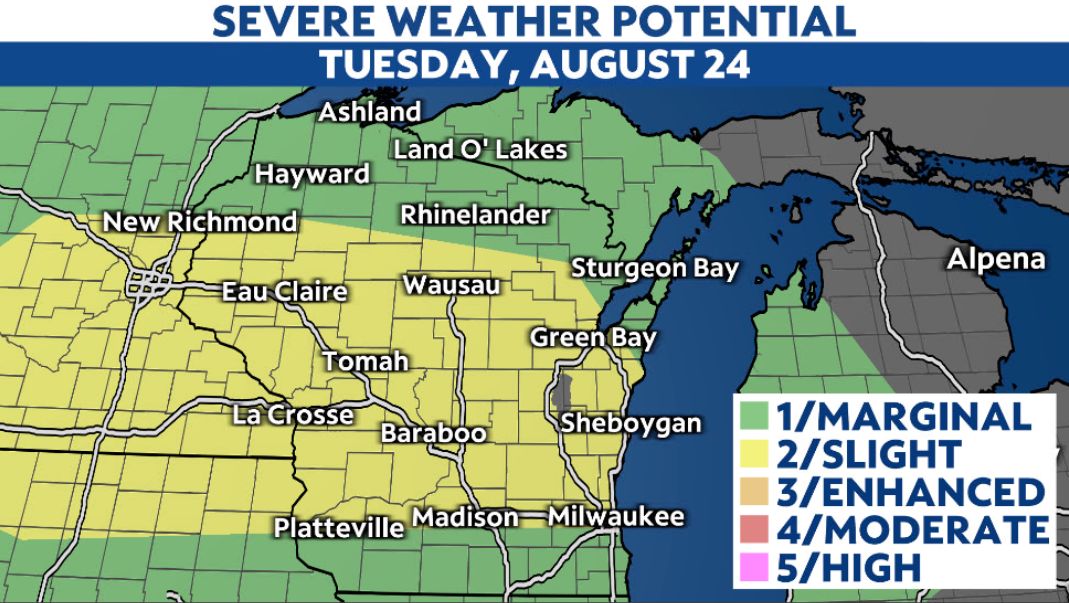 Severe Weather Threat Returns To Wisconsin