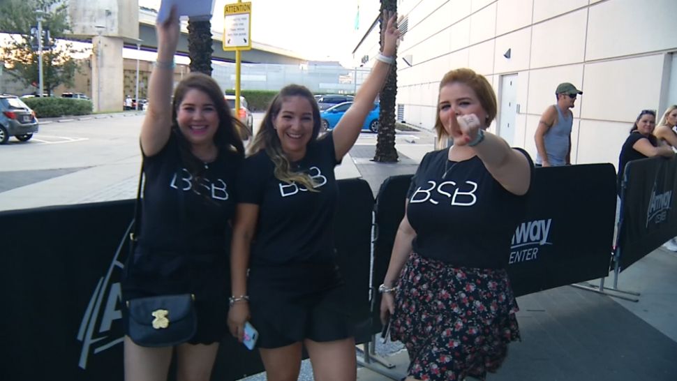 Backstreet Boys fans came from near and far to see their favorite band Saturday night in Orlando. (Jesse Canales/Spectrum News 13)
