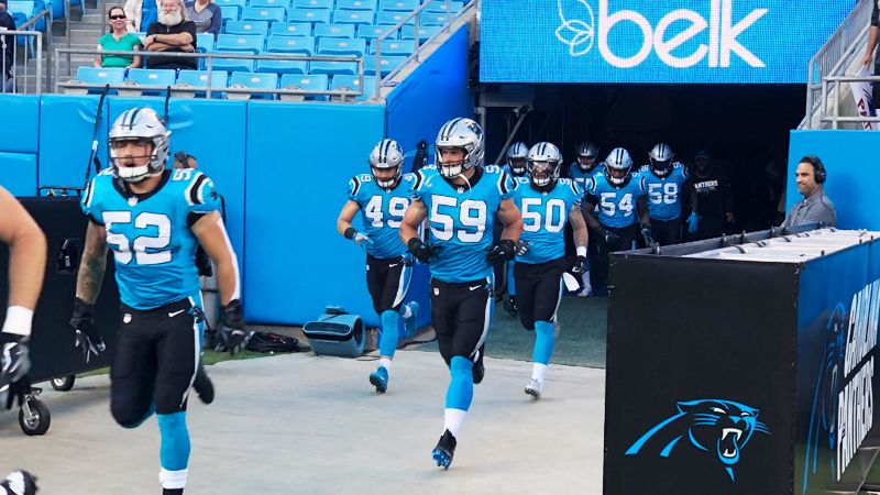 Thomas Davis and the Panthers before meeting New England