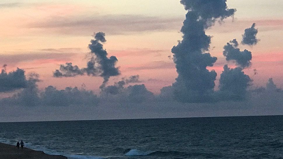 Submitted via the Spectrum News 13 app: Sunset in Flagler Beach, Saturday, Aug. 25, 2018. (Stephen La Pierre, viewer)