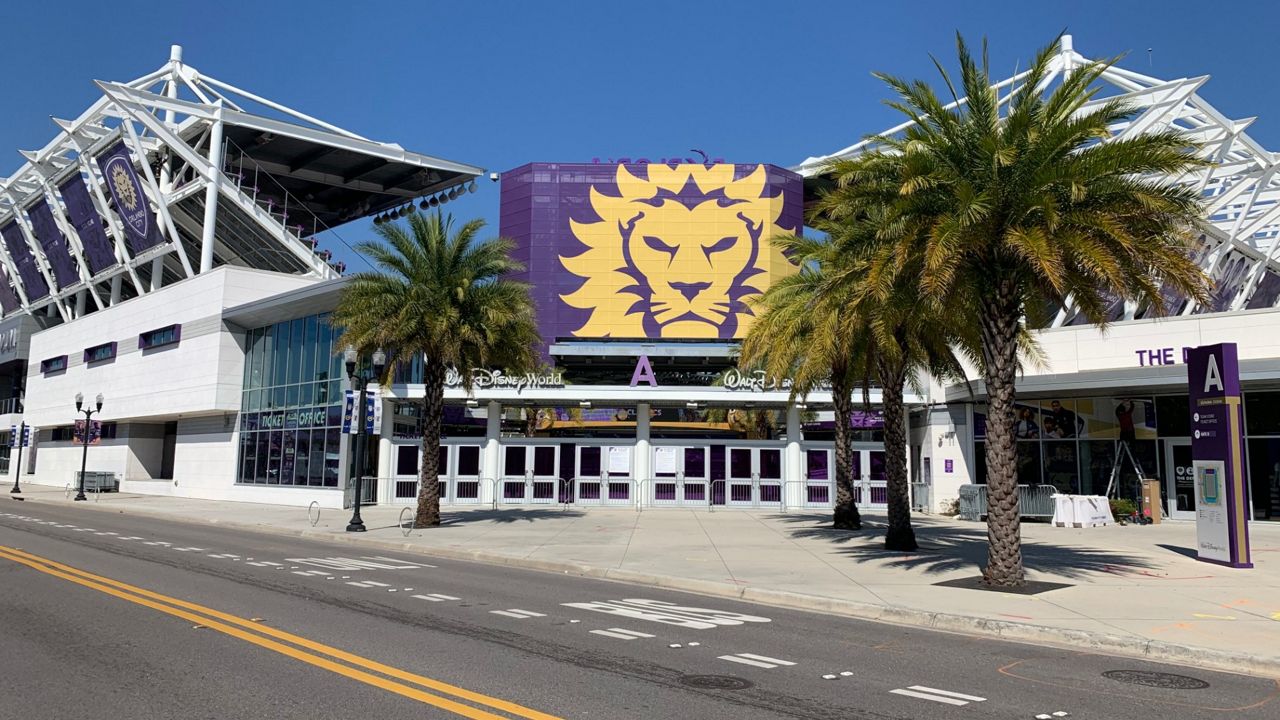 Exploria Stadium To Open To Full Capacity In June   082620 N13 Orlando City Soccer Lion Stadiumjpg