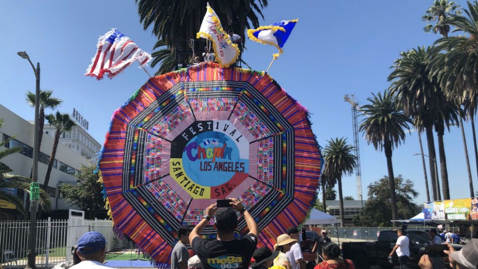 Traditional Guatemalan Kite Elevated for First Time in LA