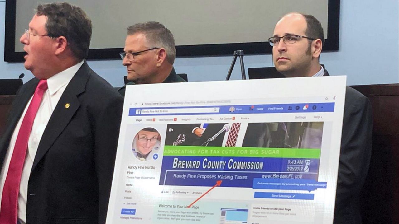 Brevard County Sheriff Wayne Ivey says someone was pretending to be County Commissioner Brian Lobers and posting attacks on Facebook. (Krystel Knowles/Spectrum News 13)