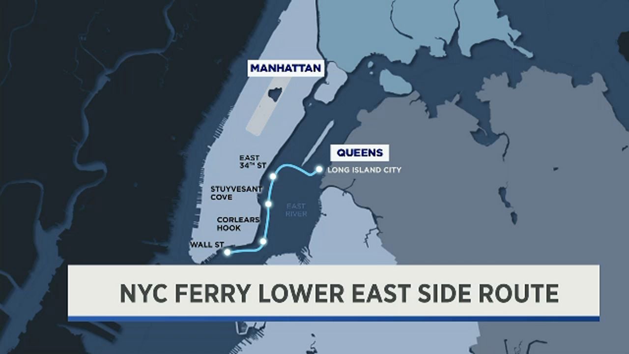 Nyc Ferry Route Map