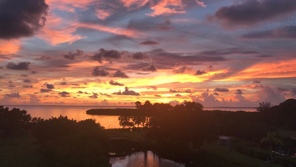 Sunset over Tarpon Springs