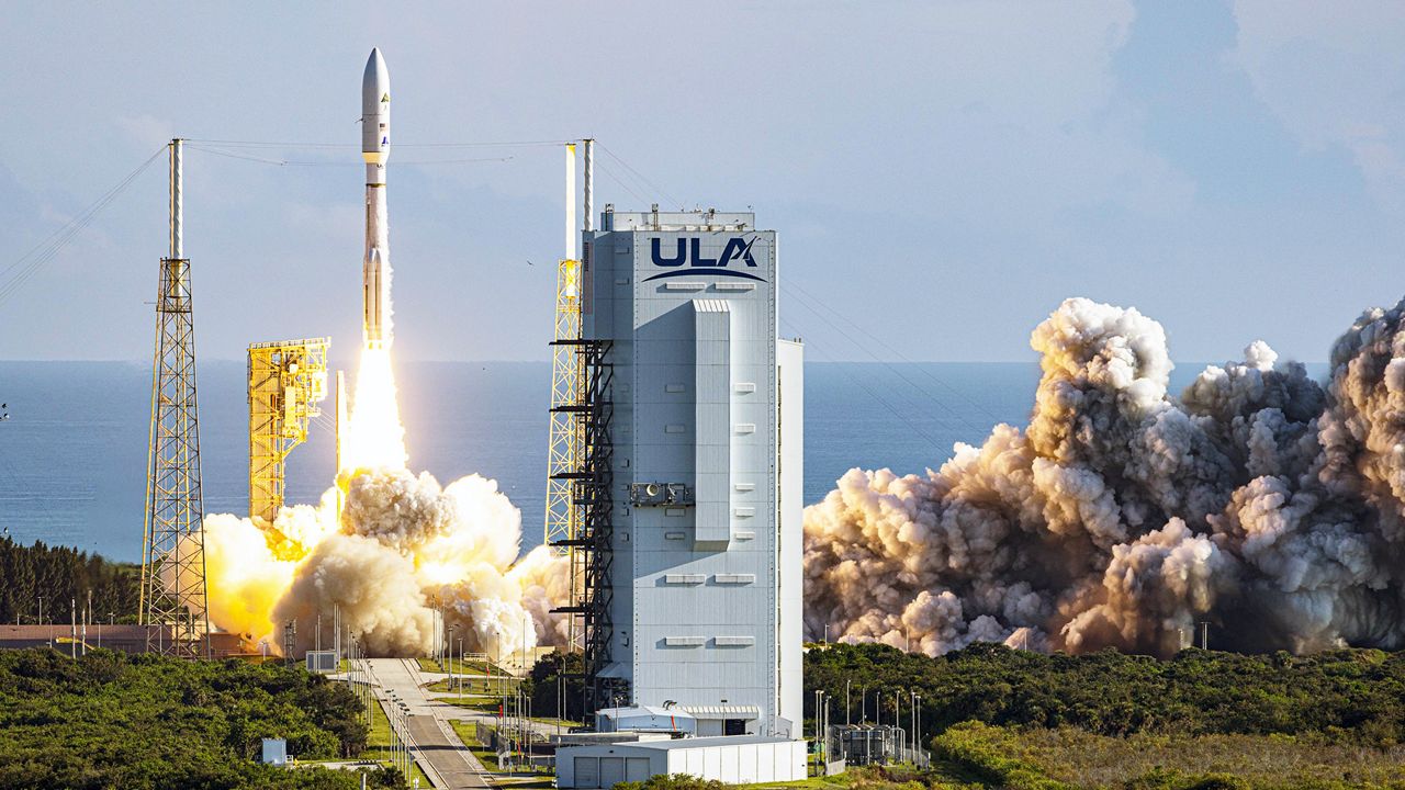Using ULA’s Atlas V rocket, the SILENTBARKER/NROL-107 mission left Space Launch Complex 41 at Cape Canaveral Space Force Station on Sunday, Sept. 10, 2023. (ULA)