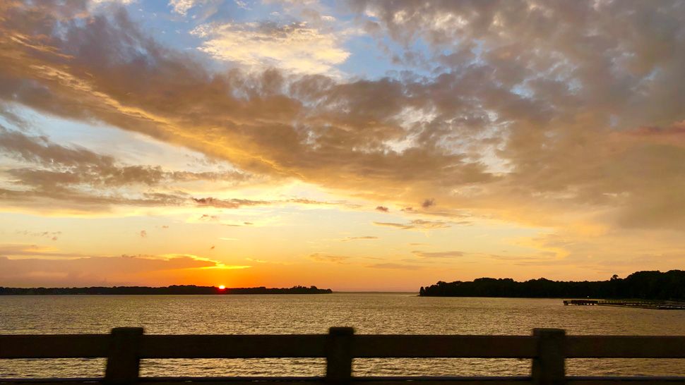 Submitted via the Spectrum News app: A beautiful sunset was seen From Lake County on Thursday, September 12, 2019. (Photo courtesy of Rob O'Brien, viewer)