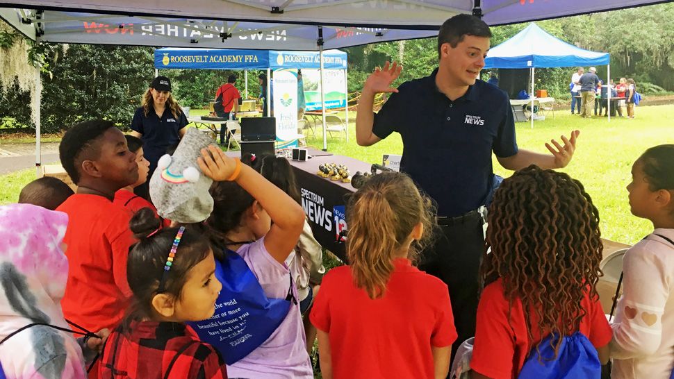 As part of our Project Weather, Spectrum News 13 meteorologist David Heckard took some questions from about 200 Osceola County students about lightning safety at Bok Tower Earth Day in April. 