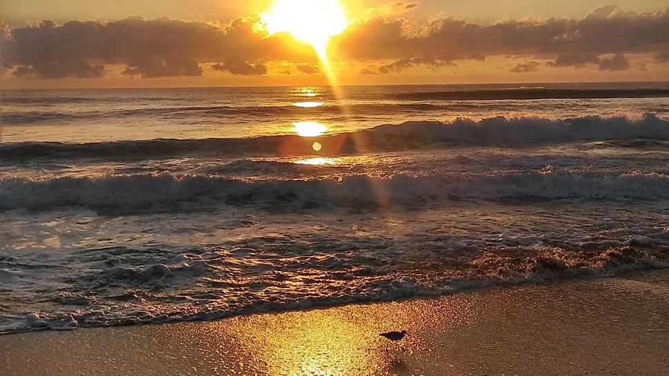  Sent to us with the Spectrum News 13 app: It was a peaceful ending of the day on Wednesday, September 25, 2019. (Photo courtesy of Sue Archer, viewer)