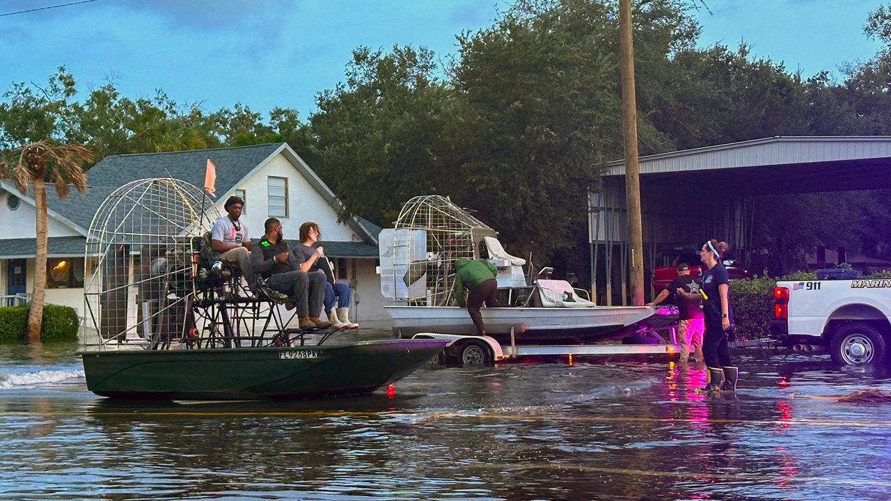 Many areas in Florida have seen flooding as waters covered many streets. Search and rescue teams all over the Sunshine State are helping those in need. (Spectrum News/Angie Angers)