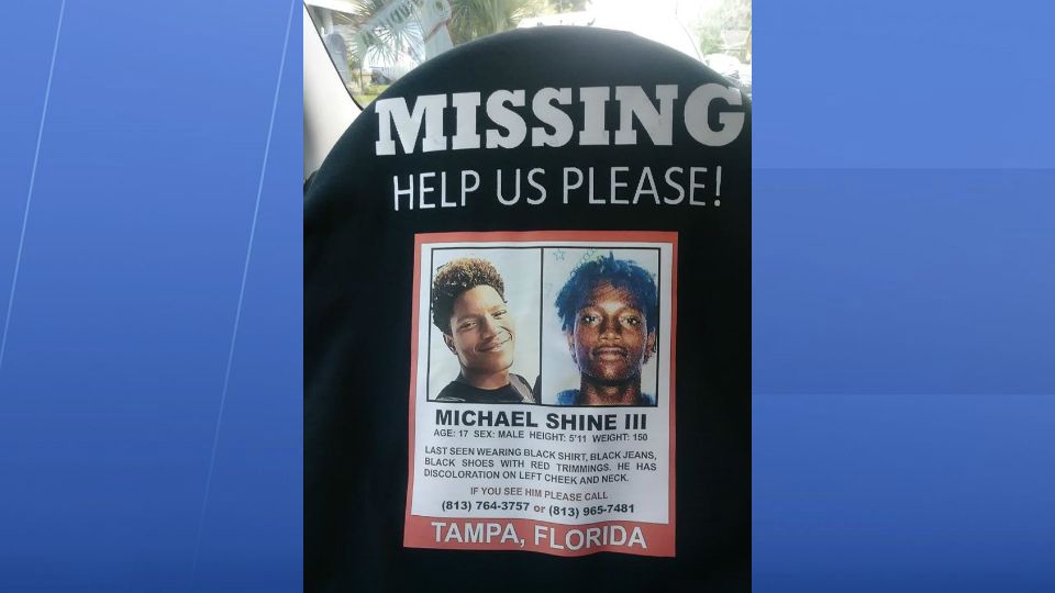 Michael Shine III has been missing since Aug. 15.