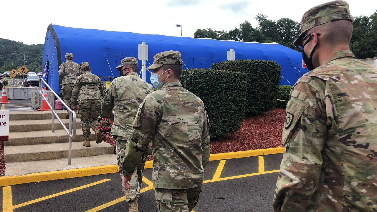 National Guard members assisting KY hospital