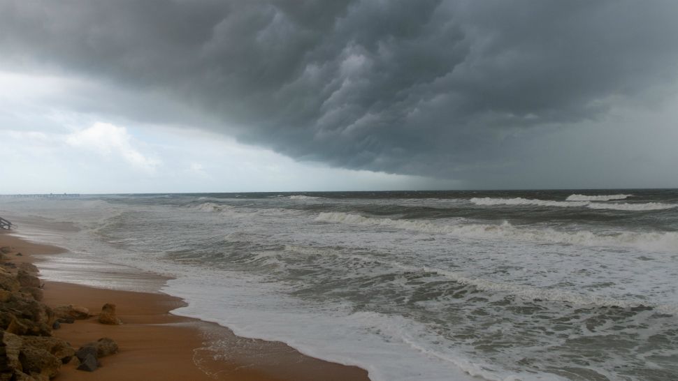 Storm bands approach Flagler Beach ahead of Hurricane Dorian on Tuesday afternoon. (Jay Crew/viewer)