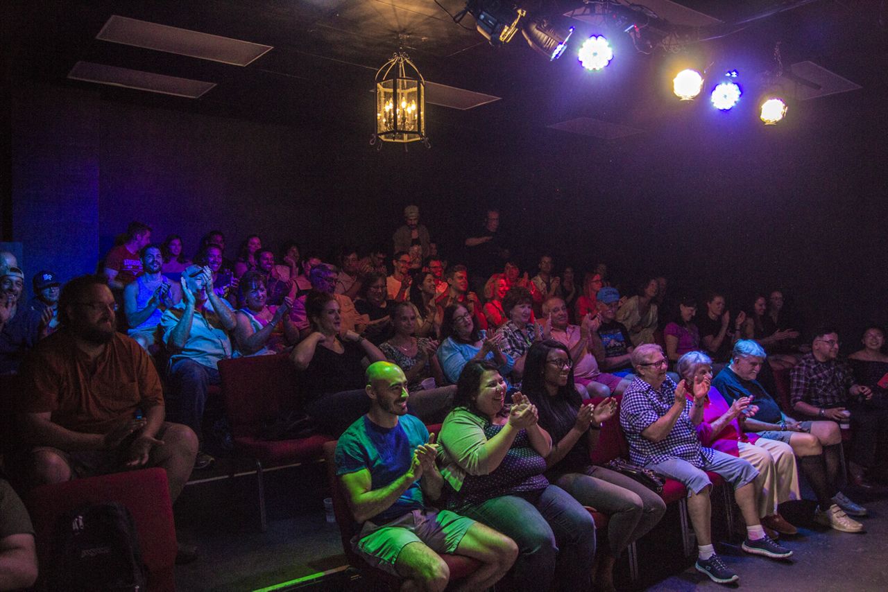 A large crowd at Bexar Stage (Spectrum News)