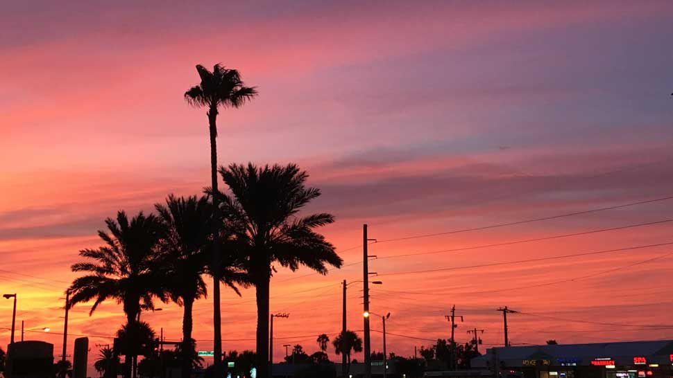 Submitted via the Spectrum News 13 app: Sunset over Cocoa Beach, Thursday, Sept. 5, 2019. (Courtesy of Drew Kendrall, viewer)