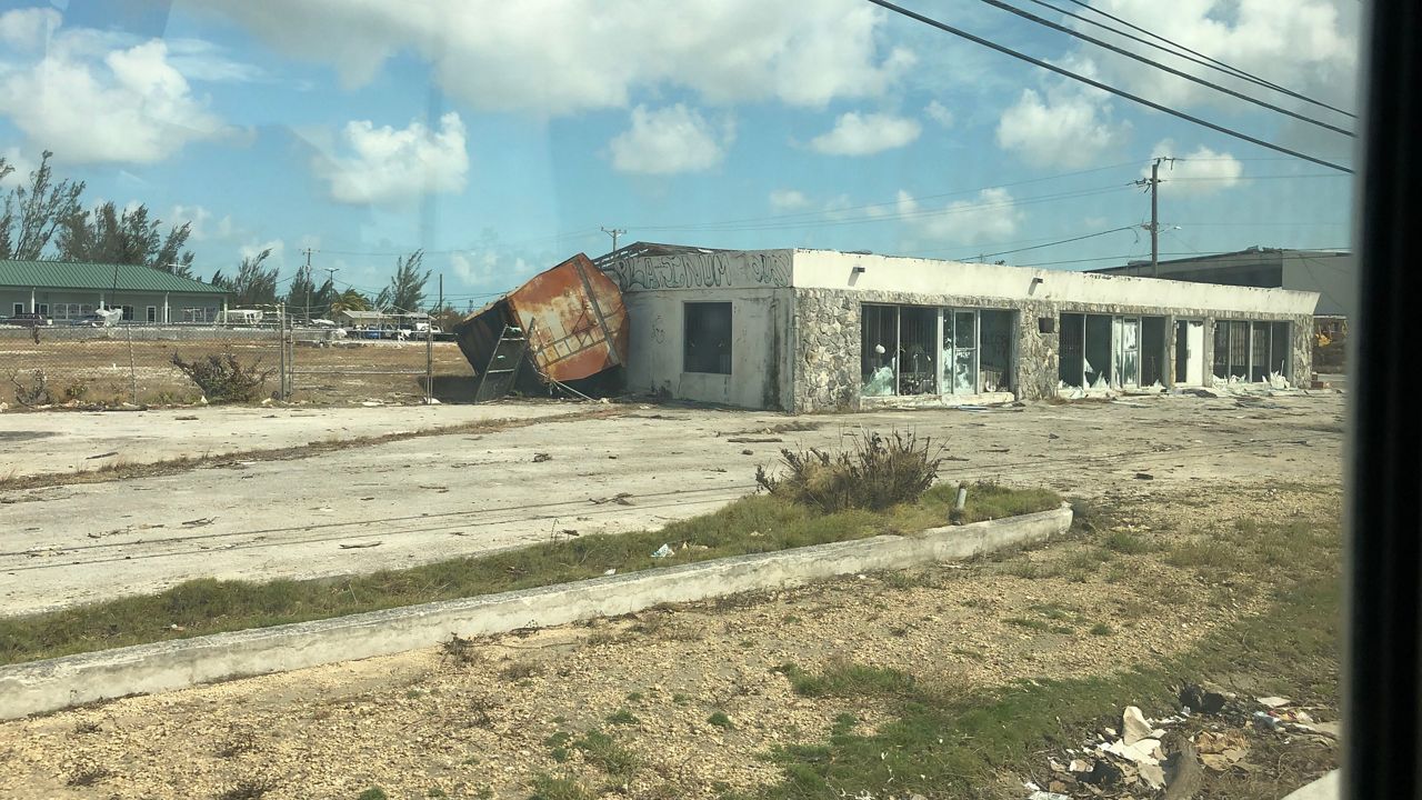 Damage seen across Freeport, Bahamas. (Courtesy of missiondissolve.org)