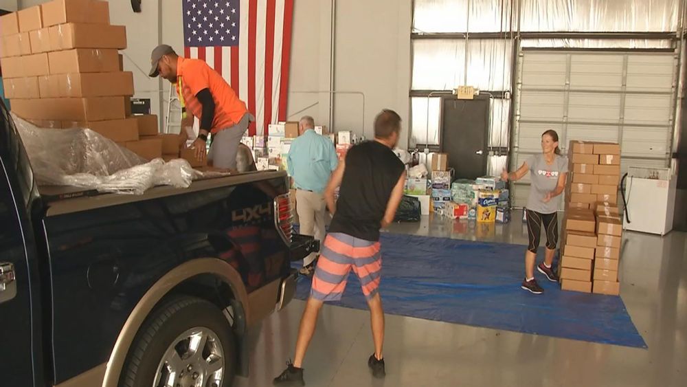 People are handling donations for those in need in the Bahamas after Hurricane Dorian. (File photo)
