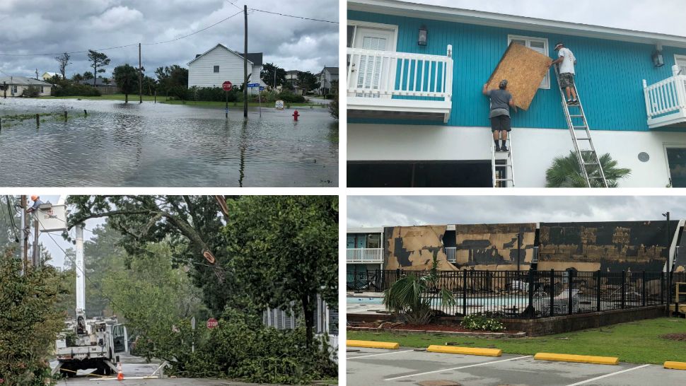 Damage photos from Hurricane Dorian in North Carolina