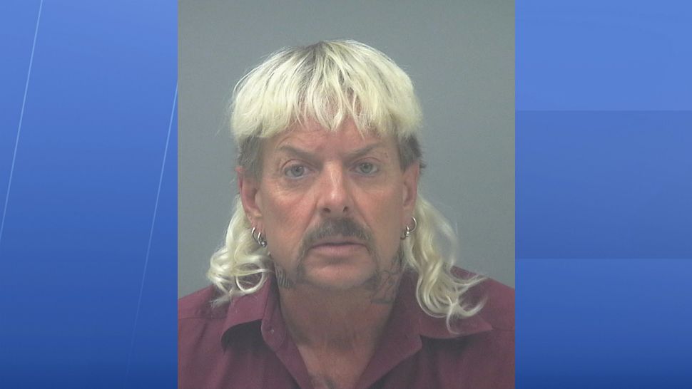 Joe Schreibvogel Maldonado-Passage, also known as “Exotic Joe,” was arrested on Sept. 7 and charged with two counts of murder for hire after putting a hit out on Carole Baskin the CEO of Big Cat Rescue in Tampa. (Santa Rosa County Sheriff's Office)