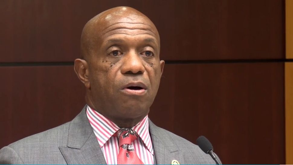 Mecklenburg County Sheriff Garry McFadden has drawn national attention for his stance on Immigration and Customs Enforcement "detainers." (Spectrum News)