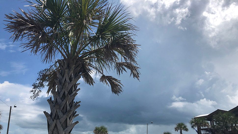 Submitted via the Spectrum News 13 app: Clouds fill the sky over Flagler Beach, Tuesday, September 10, 2019. (Courtesy of viewer Joyce Connolly)
