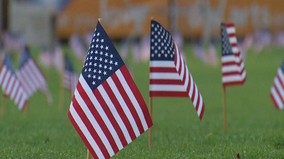 Thousands of Flags Planted in Orlando for 9/11 Remembrance