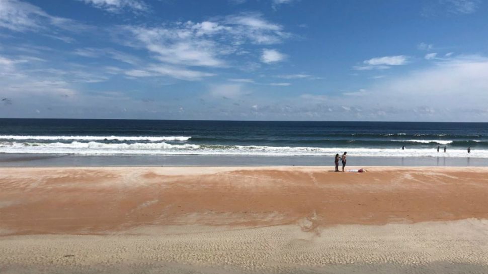 Volusia County beaches are preparing for the potential impacts of Hurricane Florence, as officials say they're already seeing signs it could be rough on the beaches. (Brittany Jones, staff)
