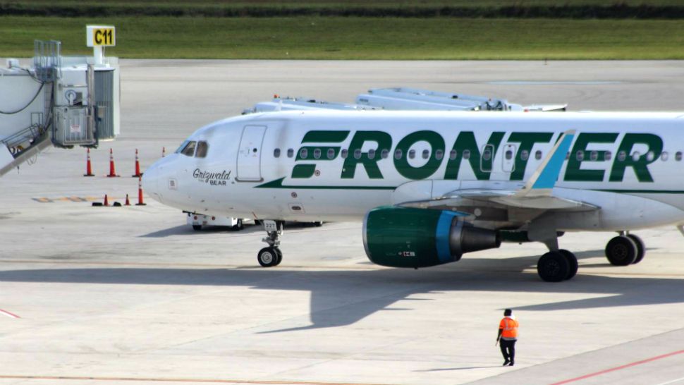 Frontier plans to have 54 nonstop routes in service by Winter 2018 -- more than any other airline operating at Orlando International Airport. (Greg Angel, staff)