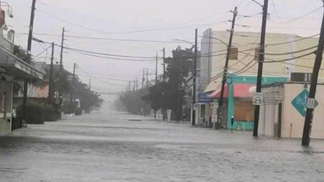 A 9 to 13 foot storm surge impacted Wilmington and other areas across coastal North Carolina.