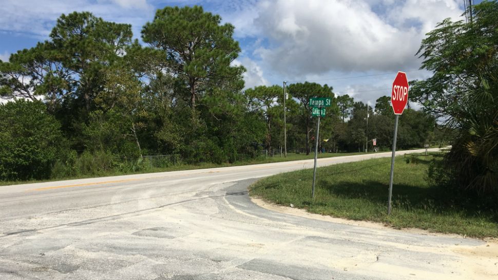 The Florida Highway Patrol said Trevor Bowen, 16, was fatally struck by a van as he walked along California Street just before 7 a.m. (Sarah Blazonis/Spectrum Bay News 9)