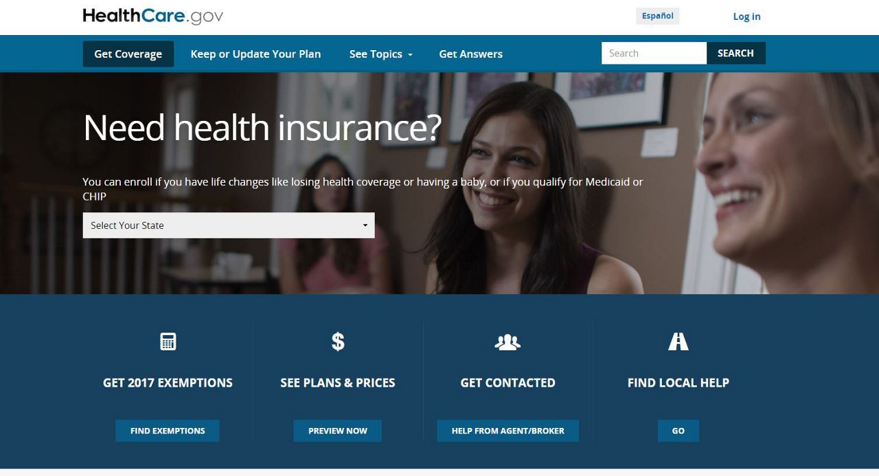HealthCare.gov website
