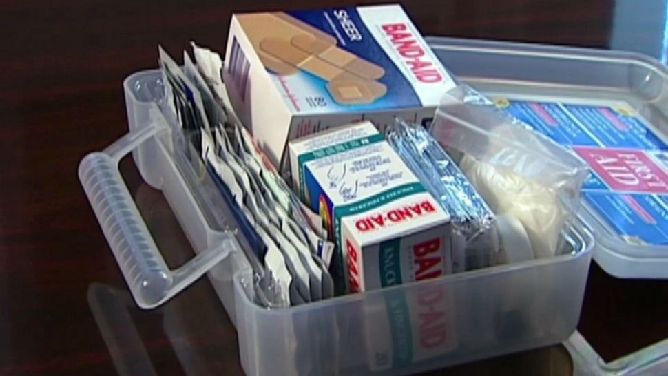 A first aid kit is a necessity in any hurricane kit you prepare. (Spectrum News)