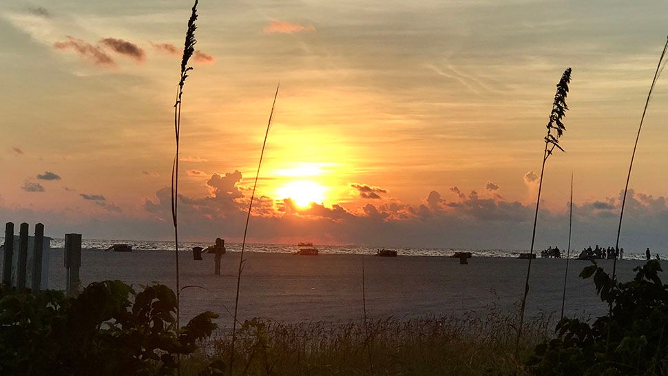 Submitted via the Spectrum Bay News 9 app: Sunset in Treasure Island, Saturday, Sept. 15, 2018. (Val Stunja, viewer)