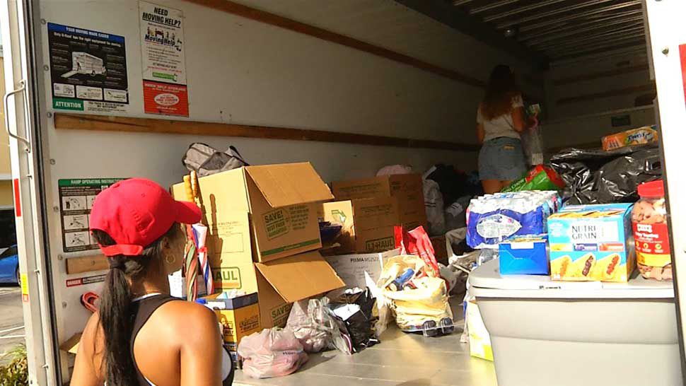 Donations for Bahamas Collected at Ormond Beach Relief Drive