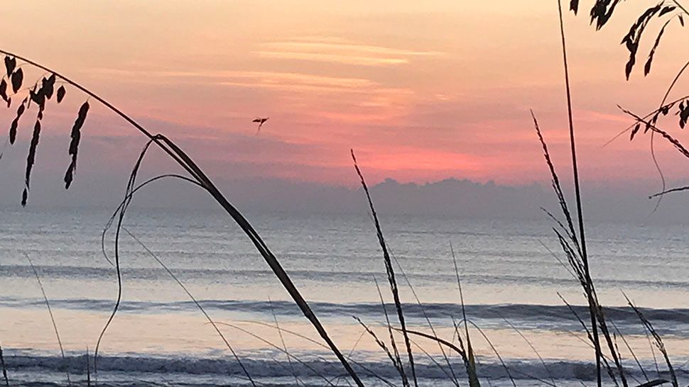 Submitted via the Spectrum News 13 app: A sunrise in Indian Harbour Beach, Saturday, Sept. 15, 2018. (John Tubman, viewer)