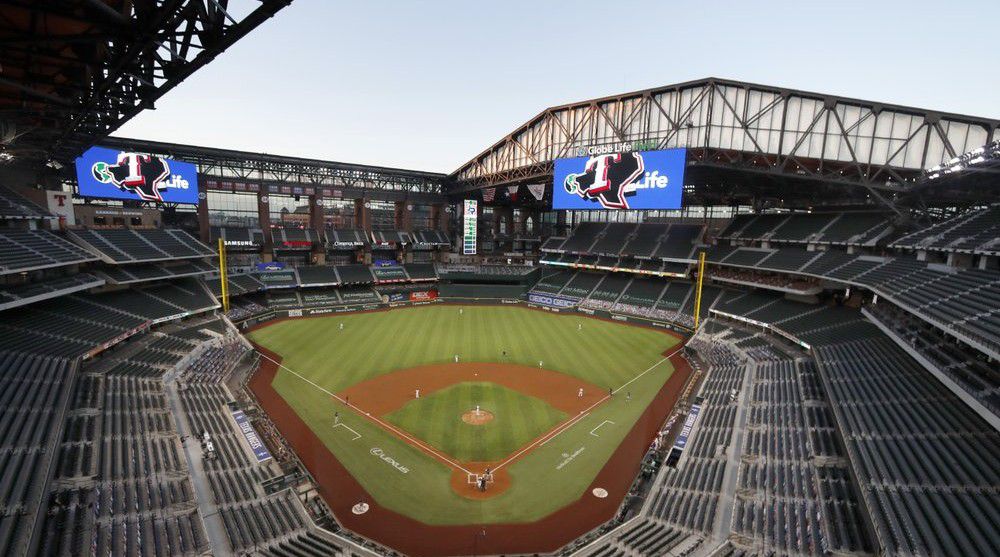 Texas Rangers baseball stadium. (AP Image/File)