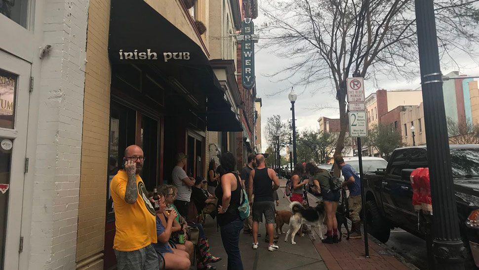 Slainte Irish Pub and Gourmet Market in Wilmington, North Carolina, stayed open through Hurricane Florence. (Greg Pallone, staff)