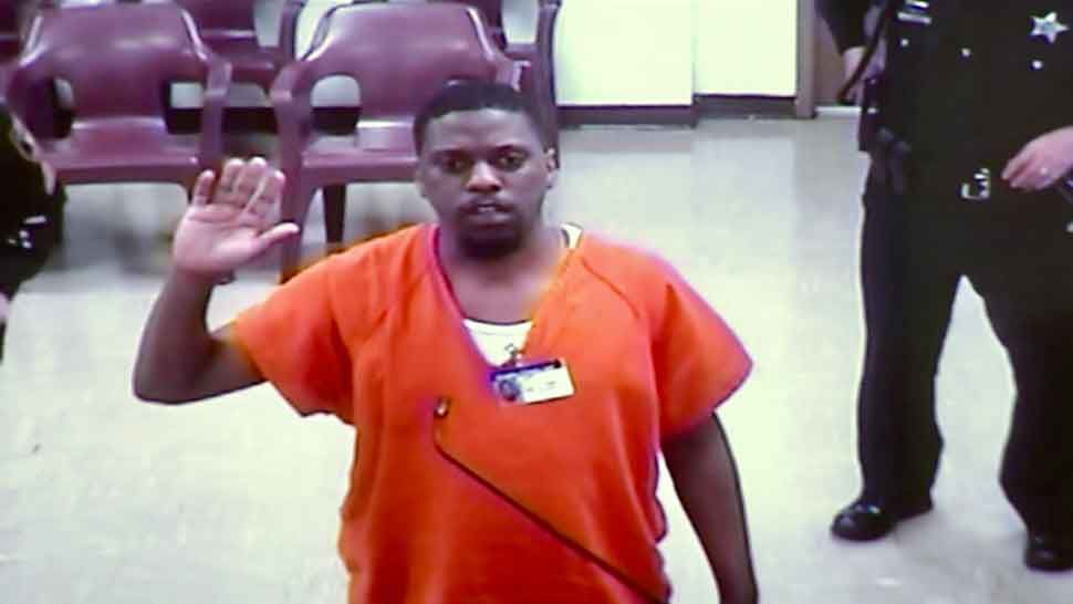 Falo Kane, 32, during his first appearance before a Pinellas County judge on Tuesday, Sept. 17, 2019. (Spectrum Bay News 9)