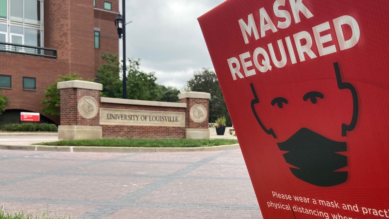 University of Louisville on X: Be sure to thank our UofL Campus Health  MASKots, who are on campus handing out masks to students who forgot them.  Ls up, masks up!  /