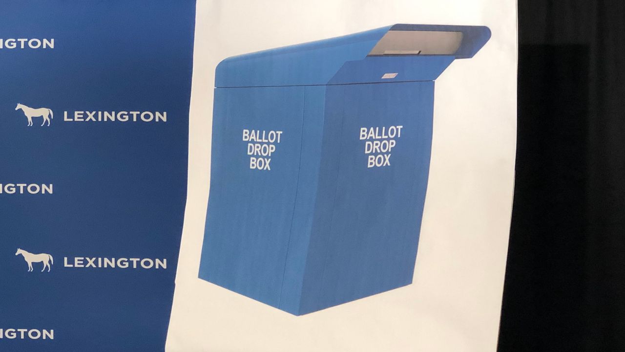 Lexington 2020 Election Absentee Ballot Drop Off Box