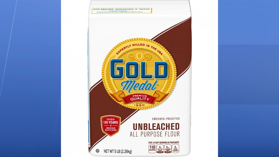 General Mills has issued a recall for its 5-pound bags of unbleached all purpose flour. (FDA.gov)
