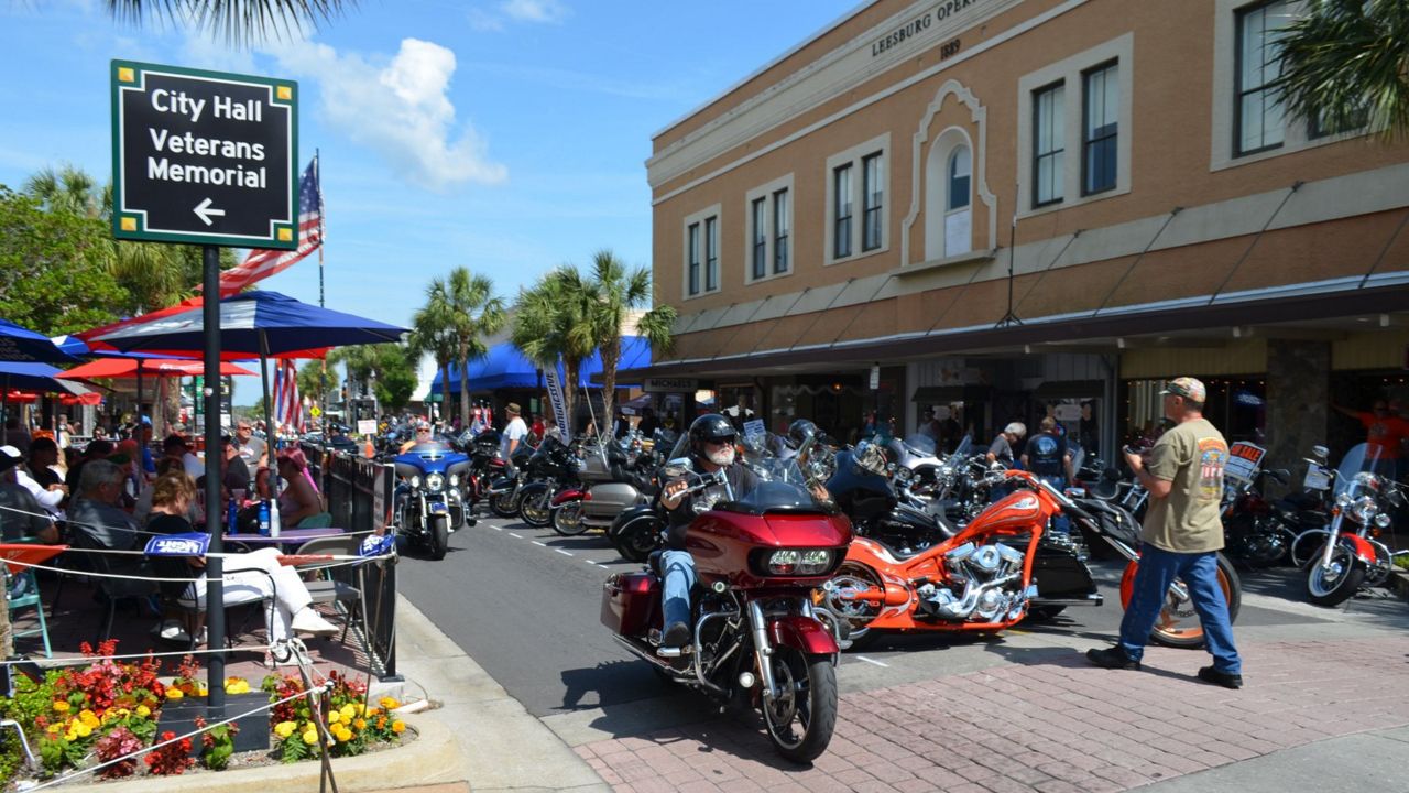 Leesburg Bikefest in 2018. The event brings in an estimated 300,000 people each year. (Leesburg Bikefest)