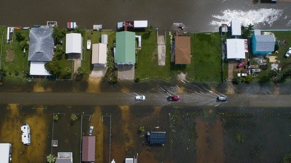 Photo of flooding in Sargent, Texas on September 18, 2019 (AP Images)