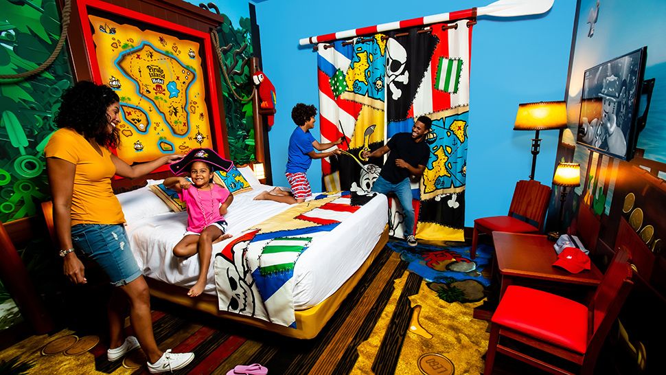 Legoland Florida's new Pirate Island Hotel is set to open on April 17, 2020. (Courtesy of Legoland Florida)